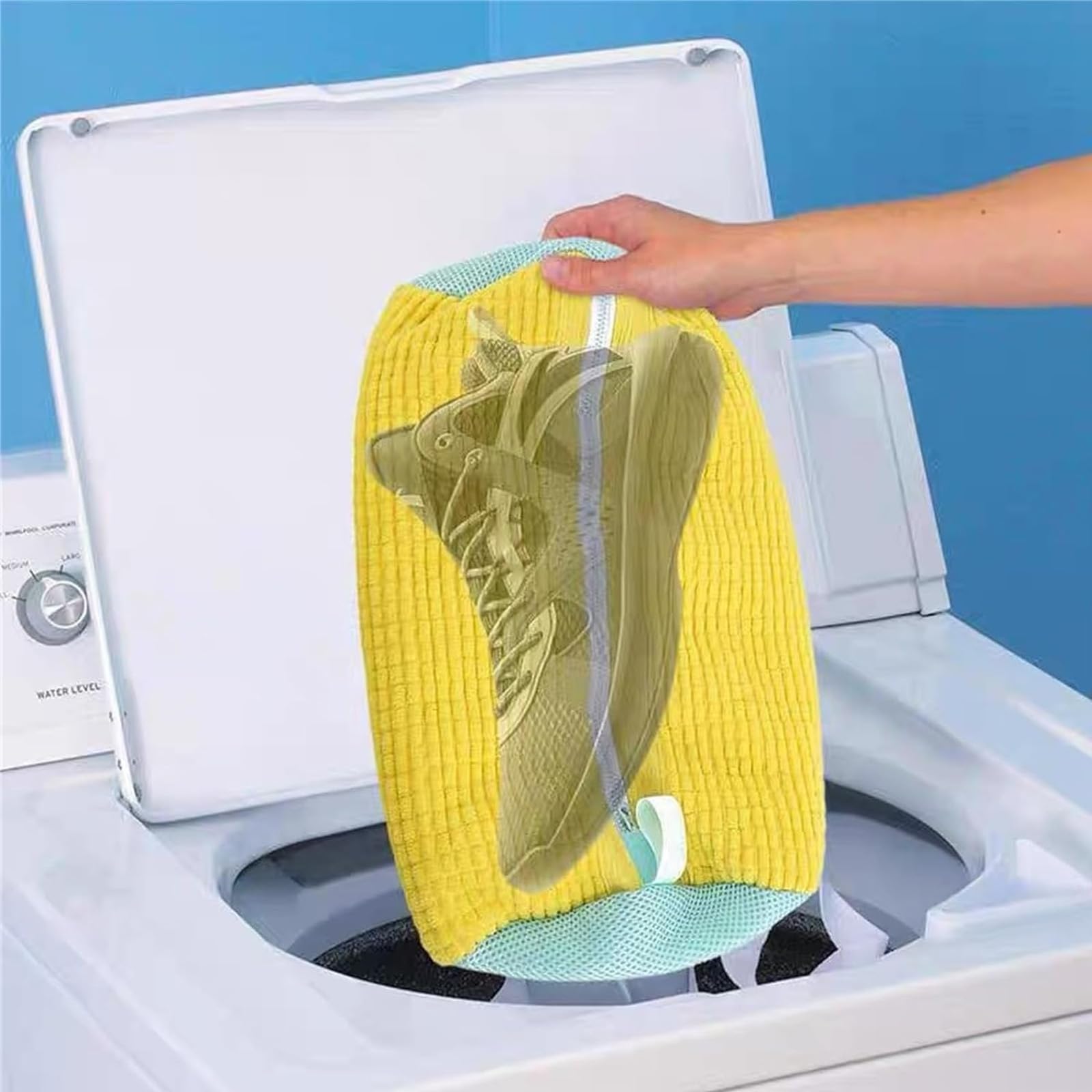 2 pezzi rete di biancheria per scarpe, sacchetti per il lavaggio, sneaker, sacchetti per la biancheria