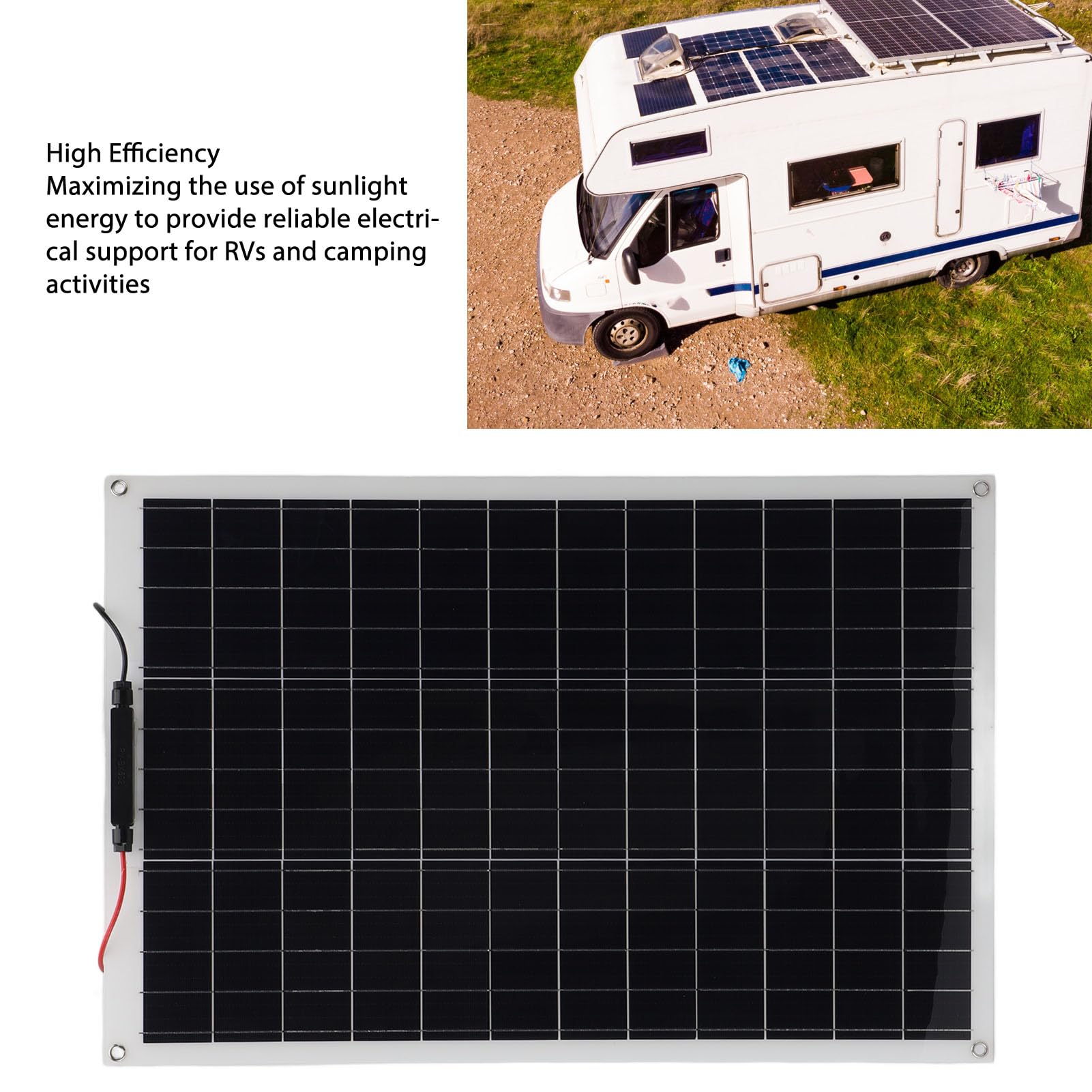Zonnepaneelkit 300W Monokristallijn Silicium Draagbare Batterijcontroller en Zuignap