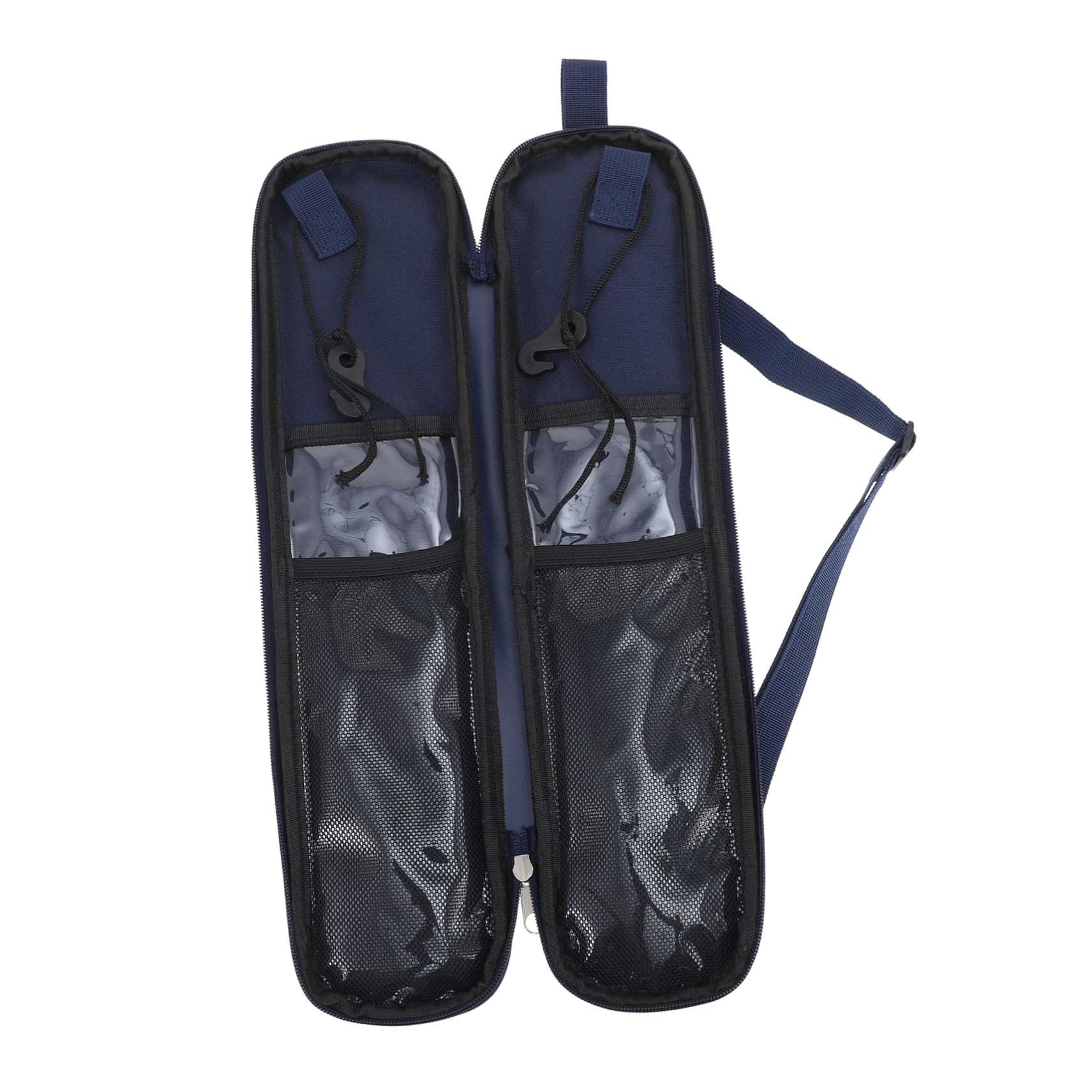 Hemoton 1Pc Premium Drumstick Storage Bag Durable Oxford Cloth Drum Stick Holder with Handle for Drummers Capacity Drumstick Container Dark Blue for Percussion Accessories