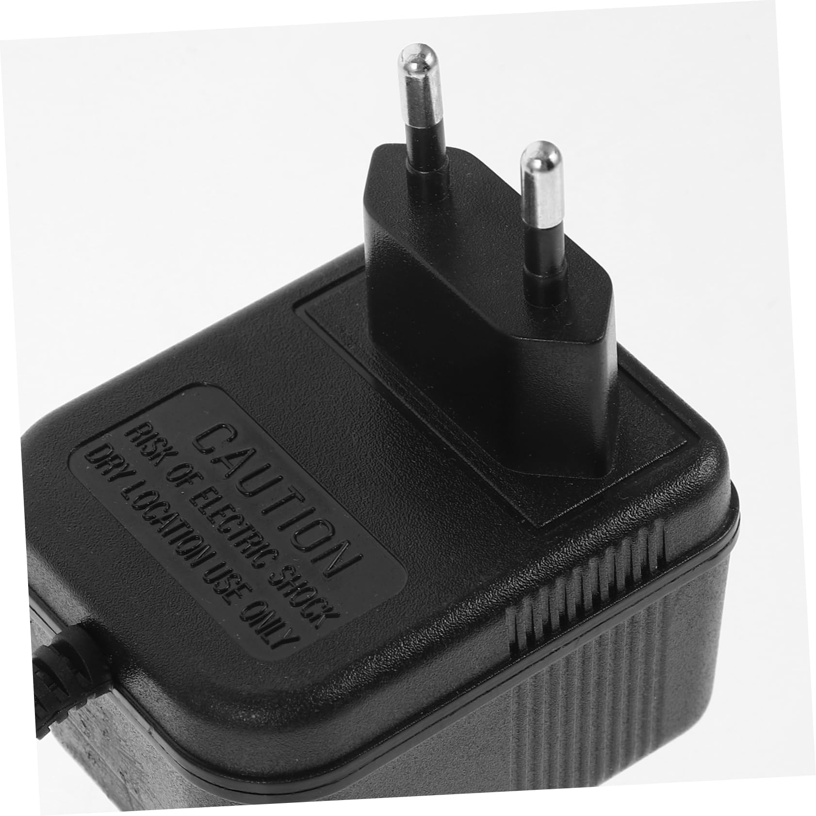 Lurrose 3 Piezas adaptador de corriente para timbre adaptador ajustable para timbre con video transformador de timbre práctico adaptador para timbre de puerta el plastico Negro