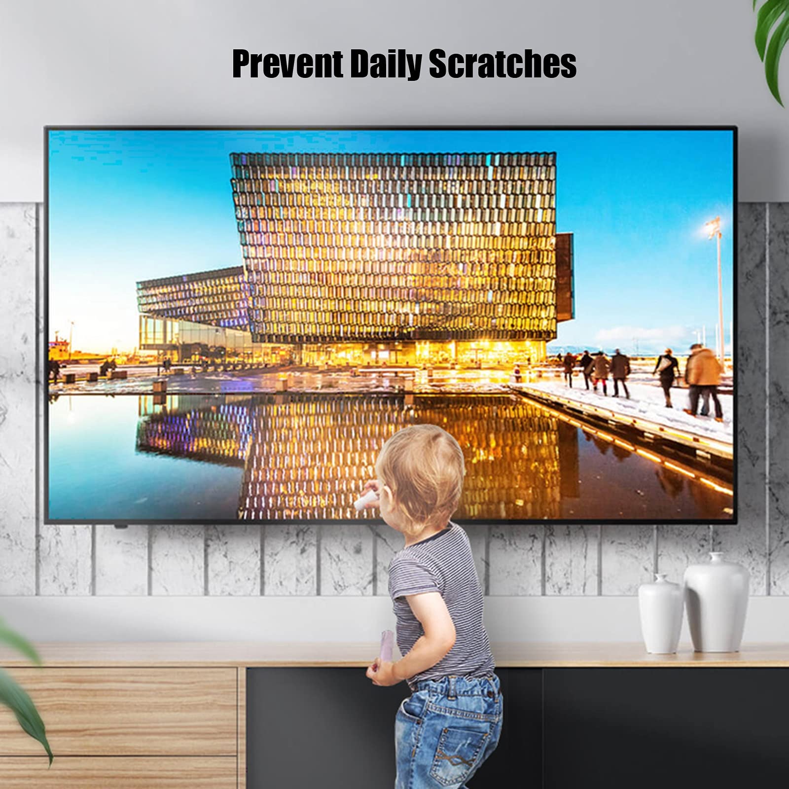Ochraniacz ekranu LCD, filtr niebieskie światło matowa antyodblaskowa folia ochronna do telewizora współczynnik antyrefleksyjny do 90% łagodzi zmęczenie oczu, 40" (875 * 483)