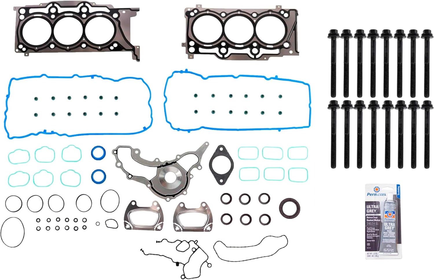 CPWK65 Head Gasket Set Bolt Kit Fits: 11-15 Chrysler 300 3.6L V6 DOHC 24v PENTASTAR