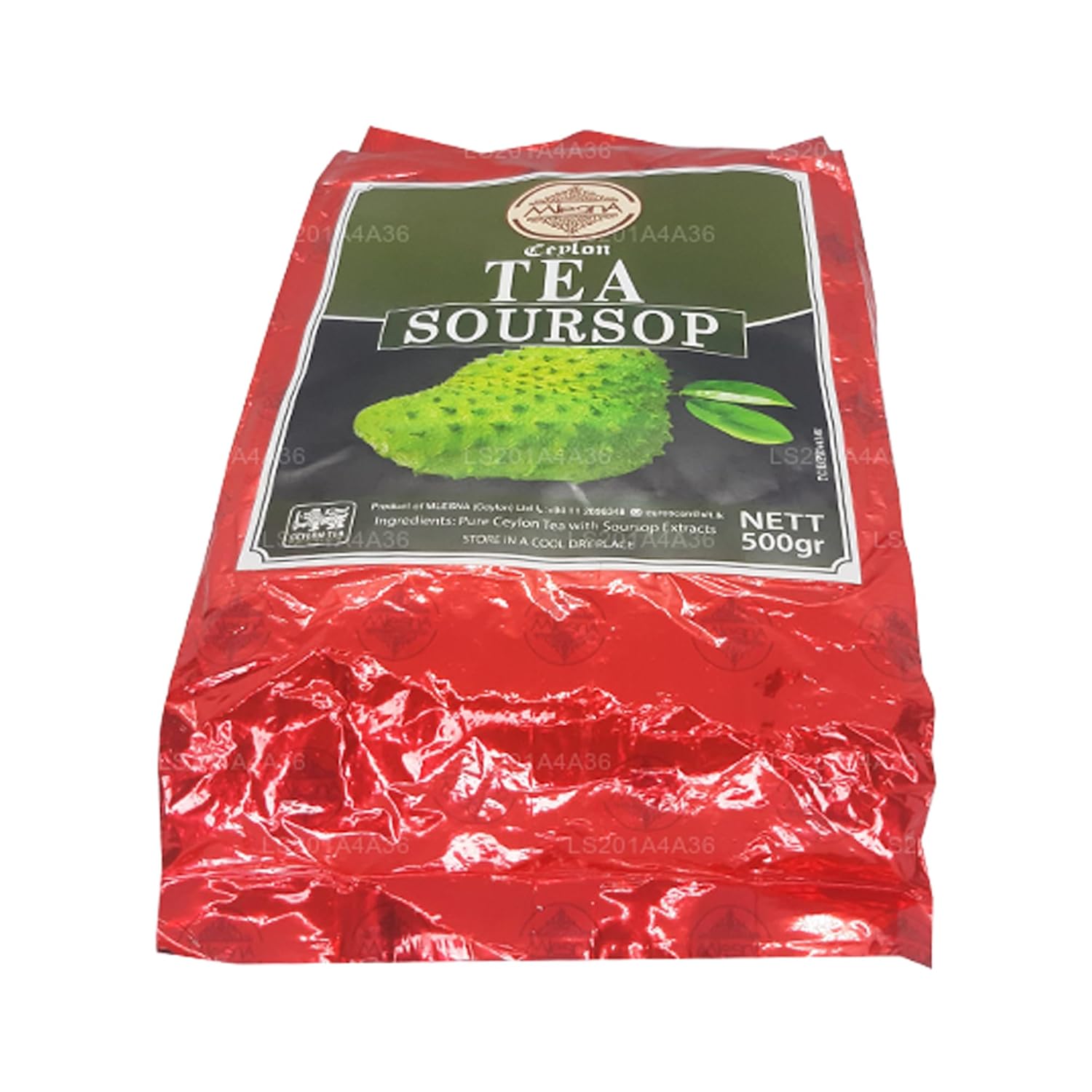 Mlesna pure Ceylon tea - Natural flavored Soursop black tea 500g (17.63oz)
