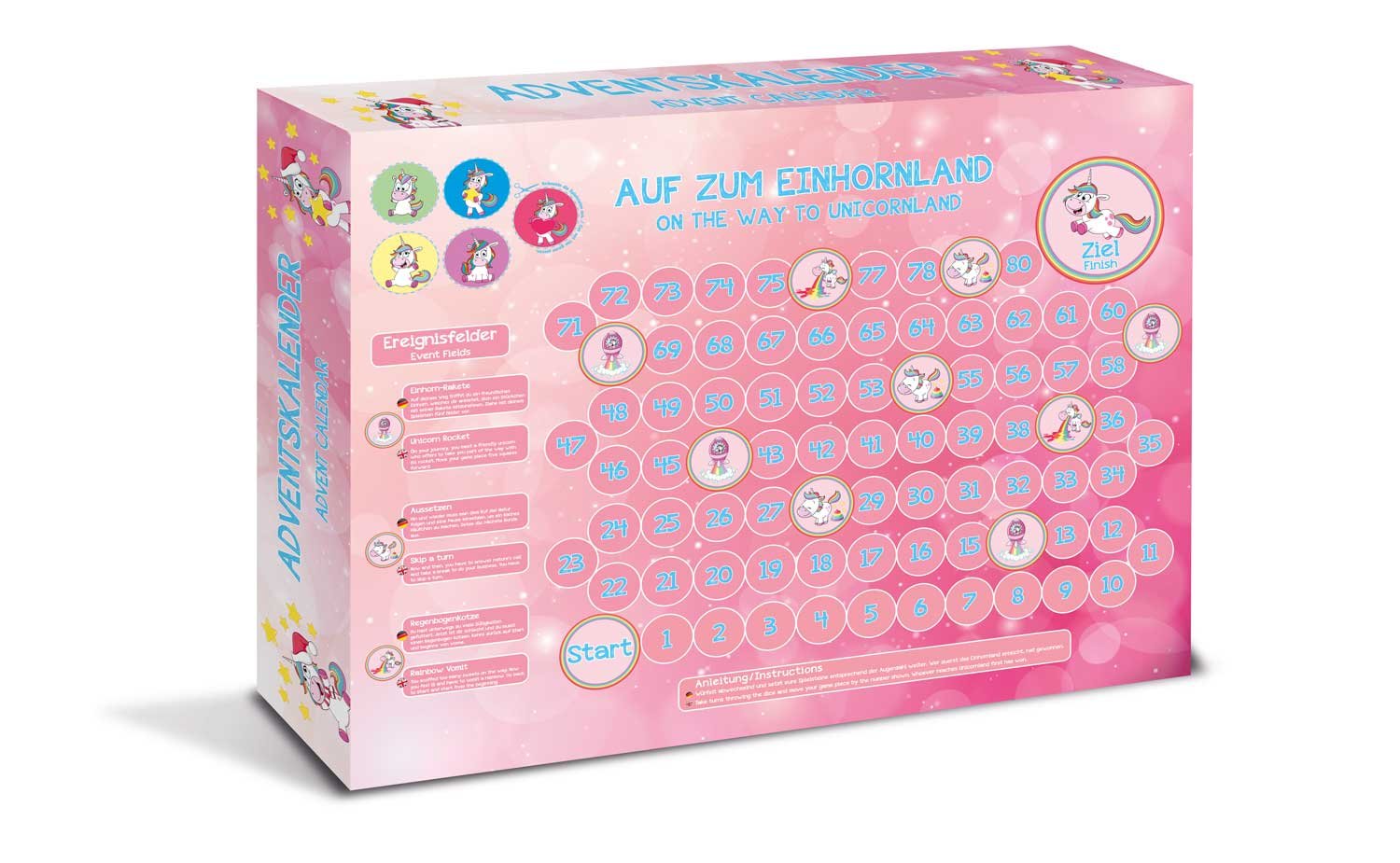 Craze Calendrier de l'avent Galupy Licorne Craze Calendrier de l'avent Galupy Licorne