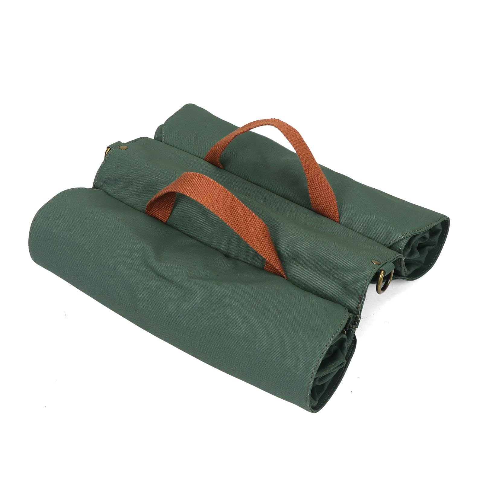 Tourbon Tela Impermeabile Bicicletta Bici Sedile Posteriore Carrier Bagagli stoccaggio Borsa Ciclismo Borsa Laterale Doppia avvolgibile Pacchetto Posteriore - Verde
