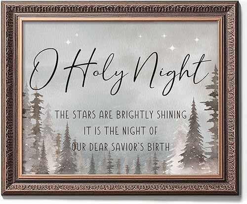 Miniatura 5 de Christmas Decoration, Holy Night Wall Decor, Christmas Wall Art, Christmas Mantel Decor, Farmhouse Christmas, Christmas Night Decor, Holy Night