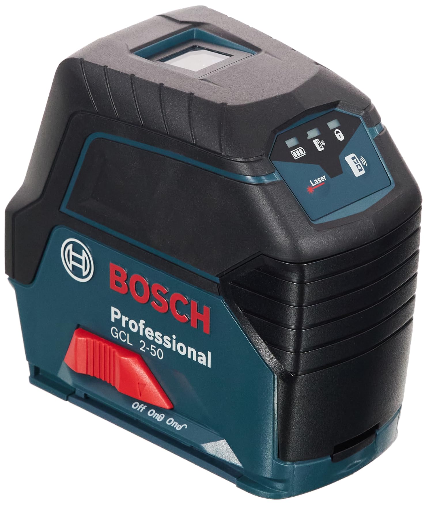 Bosch Professional GCL 2-50 Çizgi Lazer (15m Çalışma Alanı [Alıcı ile 50 m], 3 x AA Pil, IP 54 Toza Karşı Koruma Sistemi, Kırmızı Lazer, RM1 Tutucu, Takım Çantası)