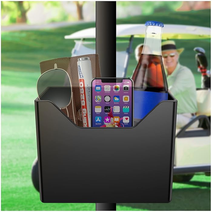 Buy Golf Cart Organizer Box with Strong Caddy Holder