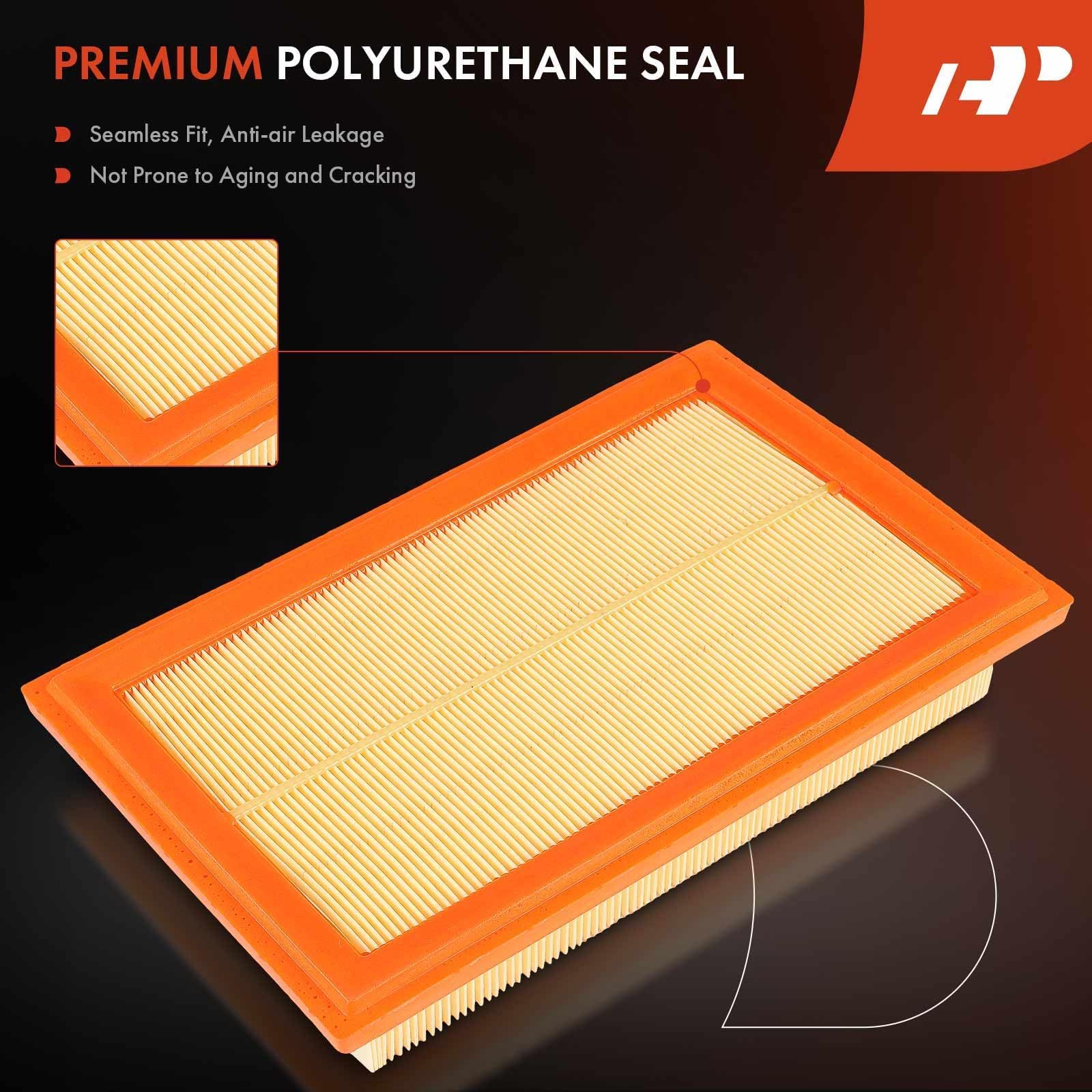 A-Premium Engine Air Filter Compatible with Mercedes-Benz C300 2015-2018, C350e 2016-2018, E300 2017-2019, GLC300 2016-2019, GLC350e 2018-2020, SLC300 2017-2019, SLK300 2016, 2.0L, Replace# 2740940104