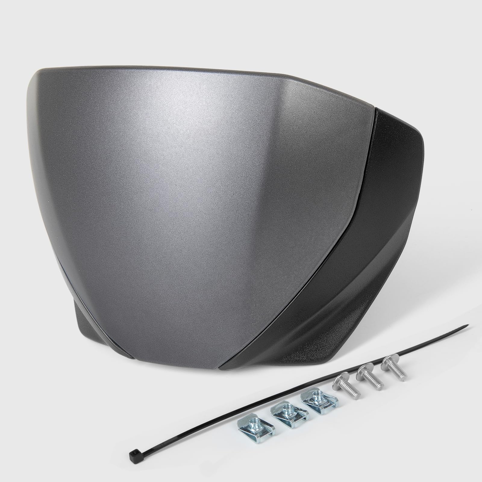 WOOGA Parabrezza Parabrezza Per Triu&m&ph Trident 660 Trident-660 Accessories 2021-2025 Aria Deflettori del Vento Moto Schermo Anteriore Scudo (Titanio)