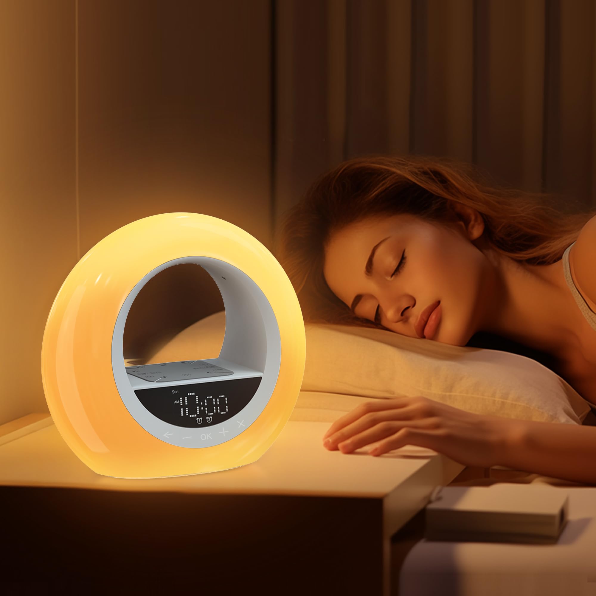 Kruilan Sveglia con luce diurna · altoparlante Bluetooth — immagine 9 di 9
