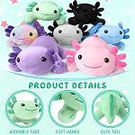 Axolotl Plush Toy, Stuffed Axolotl Plush, 10.8" Cute Doll Stuffed Toy Gifts for Boys Girls. (Green)