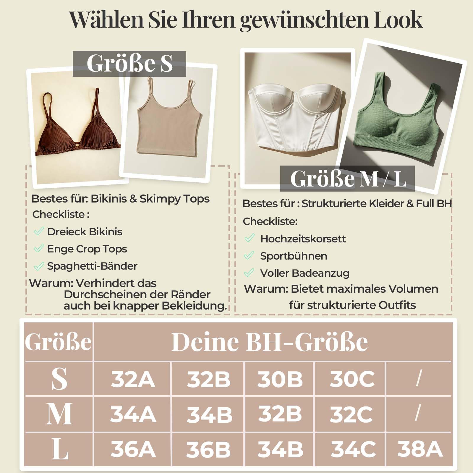 Klebe BH Einlagen, Doppelseitige Klebende Push-Up Einlagen, Wiederverwendbare Bikini-Einlagen, Klebe-BH Pads für Badeanzüge Sport-BHS Bikini