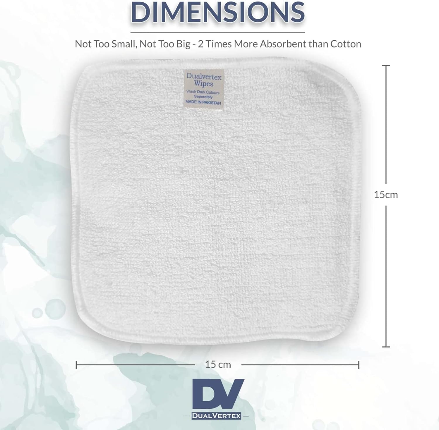 DualVertex 30 Bamboo Reusable Baby Wipes - Face Cloth - Makeup Remover Cloth from Natural Thread Baby Wipes/Face Wipes/Hand Wipes - Reusable Wipes Baby - with 2in1 Laundry Bag/Carrying Bag 7 715hPjQBO5L. AC SL1500