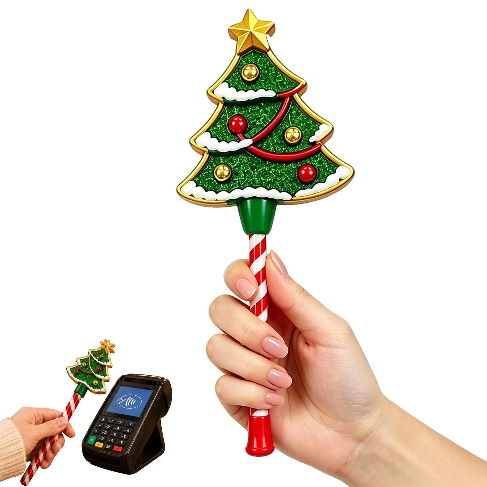 Christmas Credit Card Wand Tap to Pay Wand,Payment Magic Wand，#B