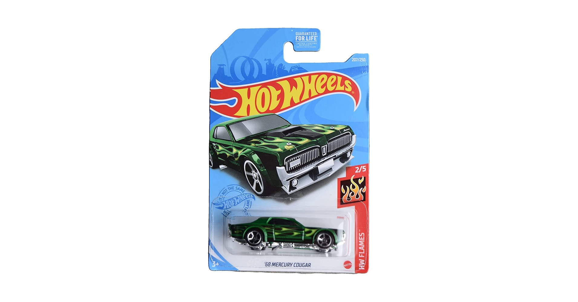 Amazon.com: Hot Wheels '68 Mercury Cougar - Flames 2/5