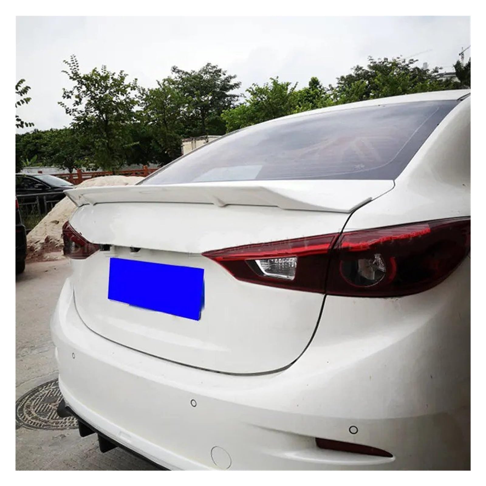 マツダ3 アクセラ ハッチバック 2017-18 ABSカーボンテールリアトランクスポイラーウィング カーアクセサリーカースタイリング Amazon | リアスポイラー マツダ3用 アクセラ用 2014 2015 2016 2017