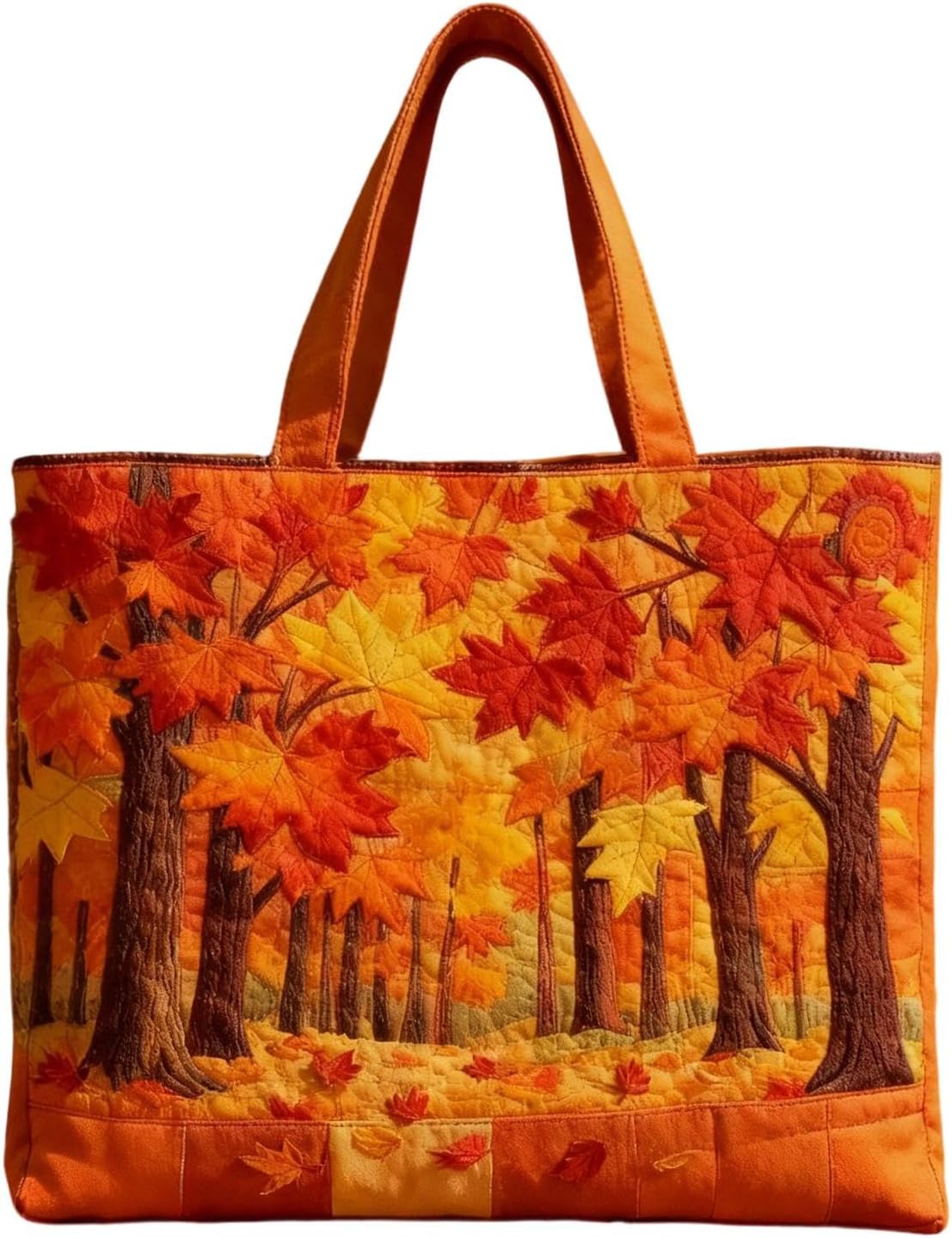 Quilted Tote Bag for Women Vintage Lightweight Large Capacity Foldable Tote Bag for Travel