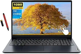 Lenovo Ideapad, laptop com tela sensível ao toque FHD de 15,6 polegadas, processador Intel Core i5-1335U de 13ª geração, 12 GB de RAM, SSD de 512 GB, gráficos Intel Iris Xe, Wi-Fi 6, Windows 11 Home