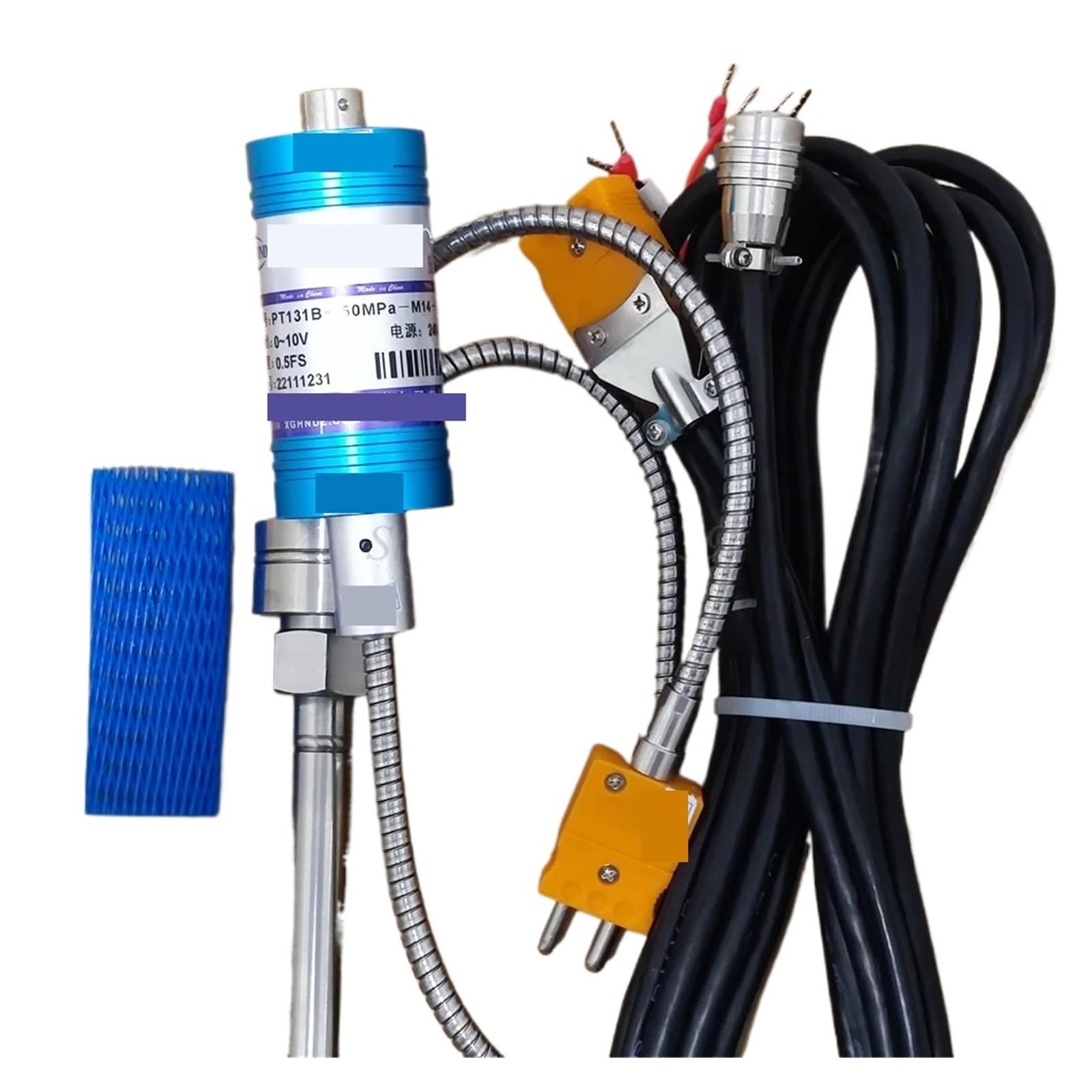 BFSYDLUJ PT131B-25MPa-M14-K 35Mpa 50Mpa 80Mpa Double Measuring Melt Pressure Transmitter 0-10V or 4-20mA(50MPa 0-10V)