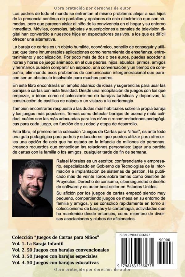 Miniatura 2 de Juegos de Cartas para Niños, Vol. 1 La Baraja Infantil. Guía para Padres y Educadores (Spanish Edition)