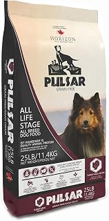 Pulsar Premium Grain Free Dog Food | Turkey Formula | All Life Stage, Non GMO, Meat Dense Diet | 25 lb Bag