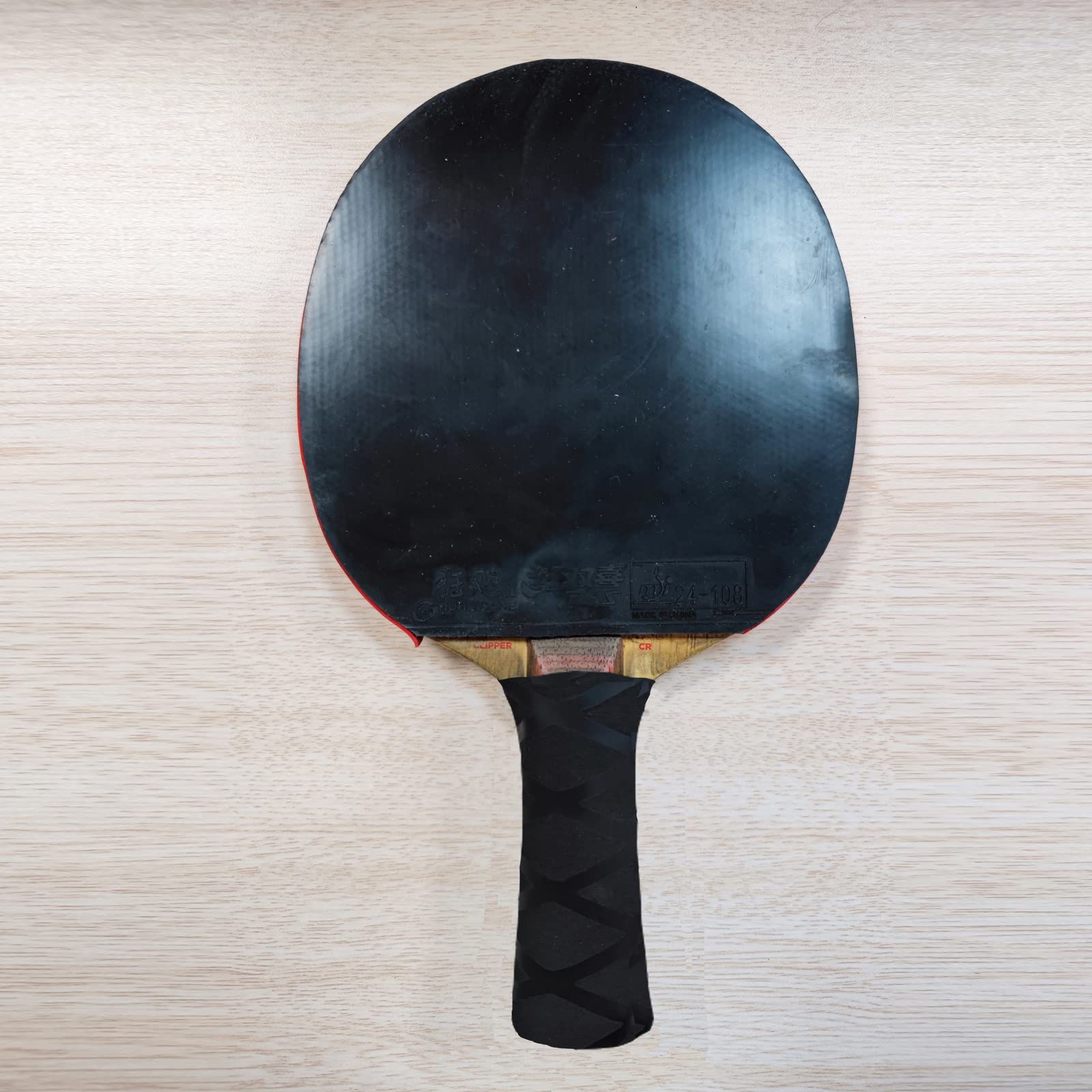 PATIKIL Nastro Impugnatura Per Racchetta Da Ping Pong 2 Pezzi In Gomma Nera Assorbisudore