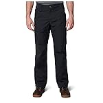 5.11 Tactical Men's Stonecutter Pants, Poly-Cotton with Teflon Finish, Style 74447, Black Ash, 34W x 32L