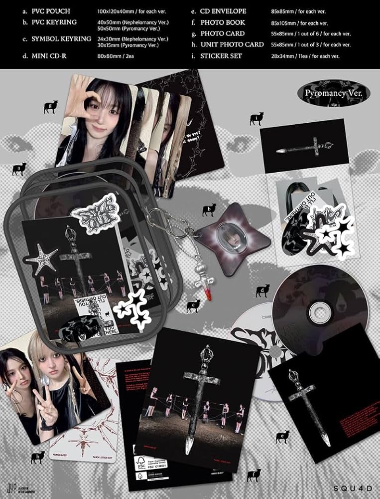 Amazon.com: NMIXX Fe3O4: STICK OUT 3rd Album (Limited Random Ver