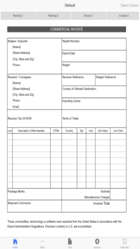 Commercial Invoice Pro – vue 3