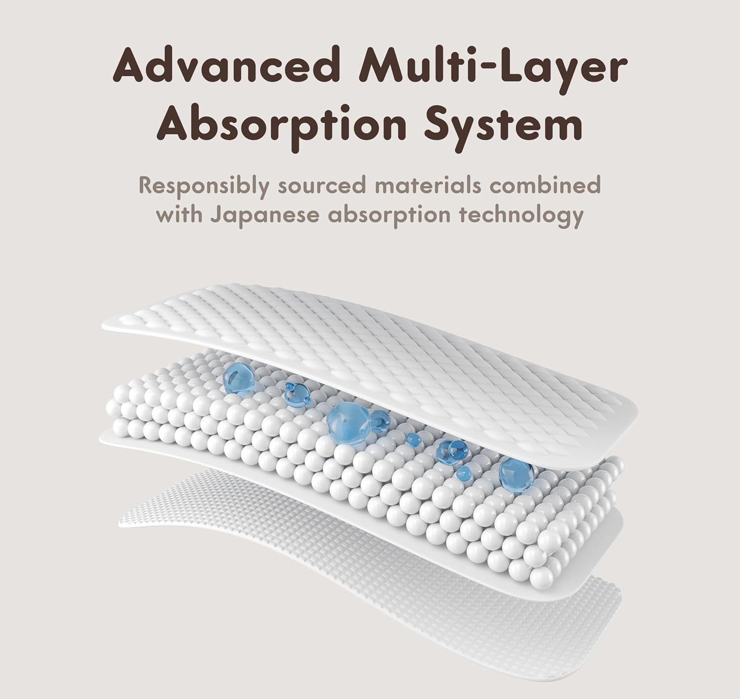 MANEKI BABY Diapers, Size 2 (9–18 lbs), 132 Count, Super-Soft, Ultra-Thin & Highly Absorbent, Hypoallergenic, Fragrance-Free for Sensitive Skin, Breathable, Day & Night Leak Protection (Pack May Vary) - Image 3