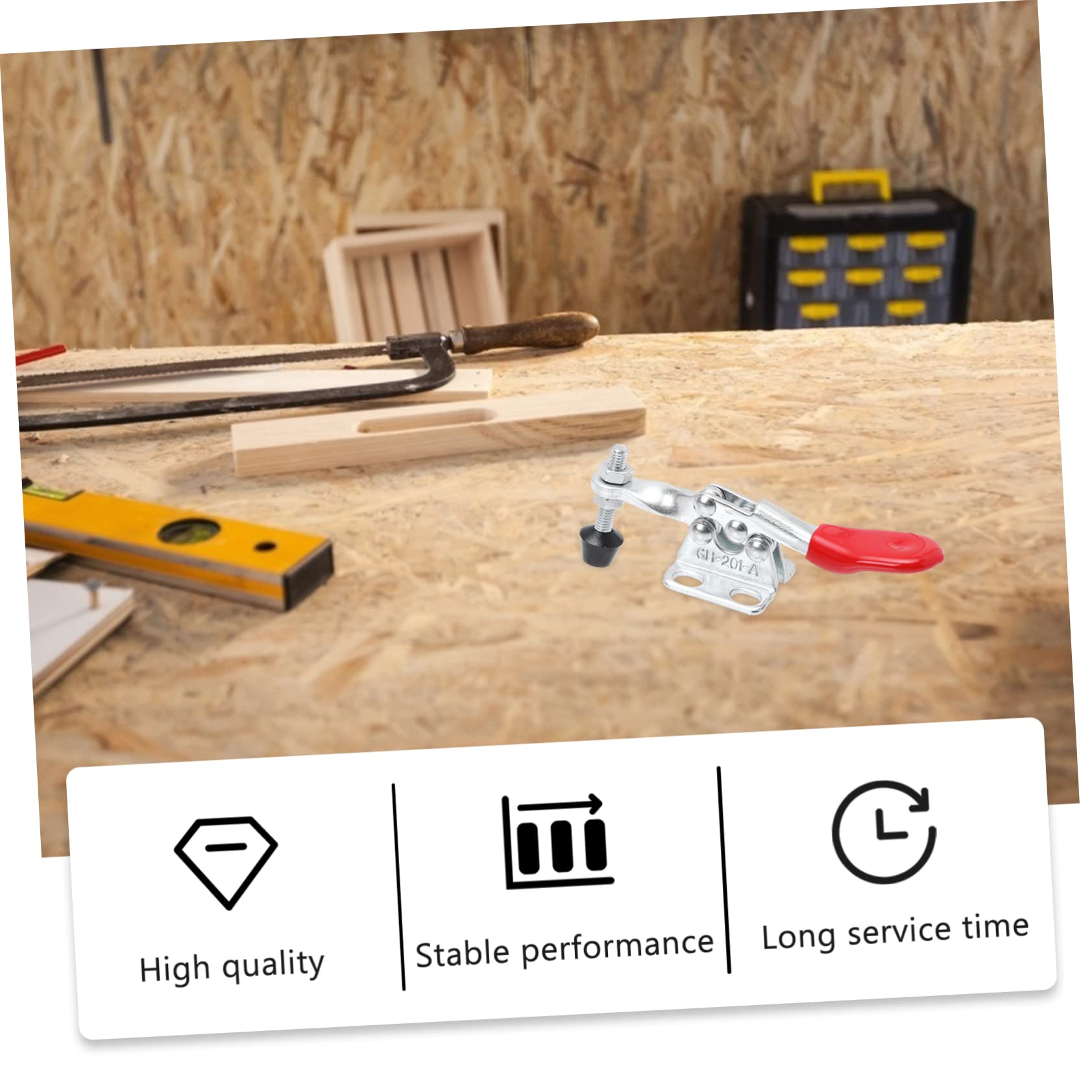 DOITOOL Toggle Clip Iron Level Fastener Clamp Strong Clamp for Smoker Door Miter