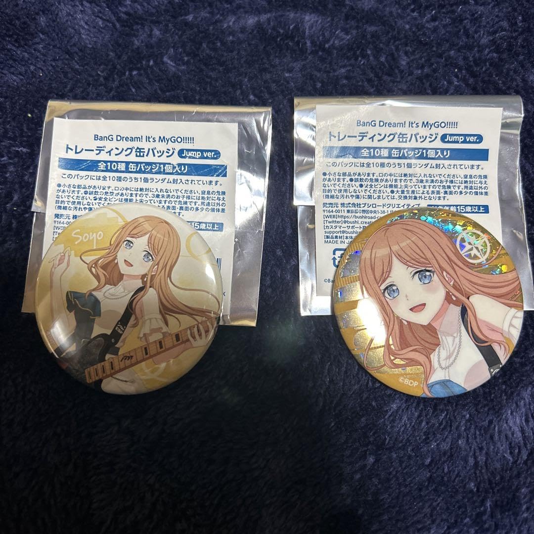 バンドリ MyGO!!!!! 要楽奈 缶バッジ セット 音一会 壱雫空 迷跡波
