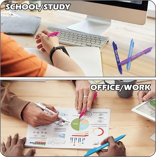 Miniatura 4 de 11 bolígrafos divertidos para uso diario, divertido juego de bolígrafos, bolígrafos de gel novedosos, bolígrafos inspiradores para enfermera,
