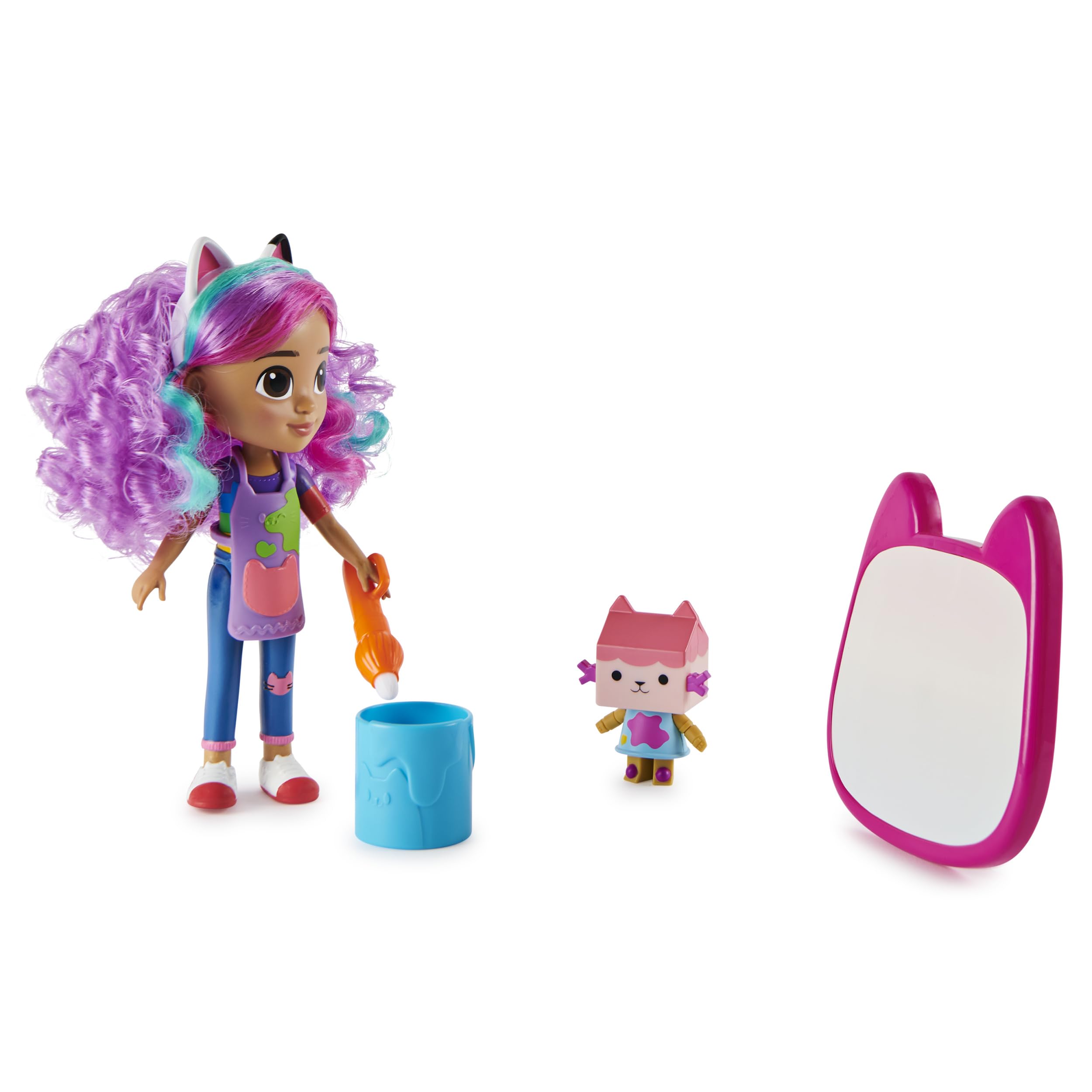 Gabby's Dollhouse Koci Domek Gabi Tęczowy Zestaw Artystyczny