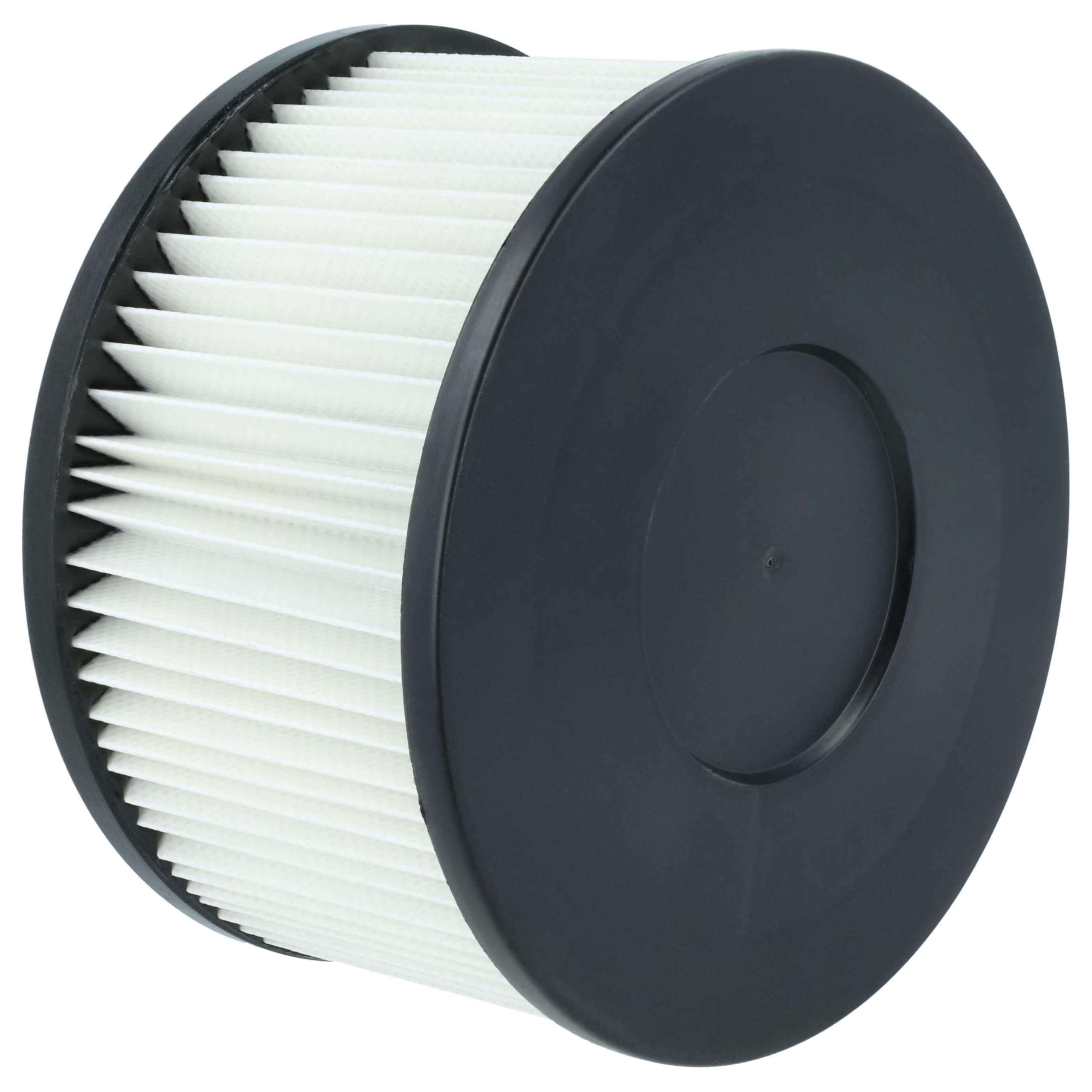 vhbw 6x filtro a pieghe piatte compatibile con Germania 20l (175100109) aspiracenere - nero/bianco, lavabile