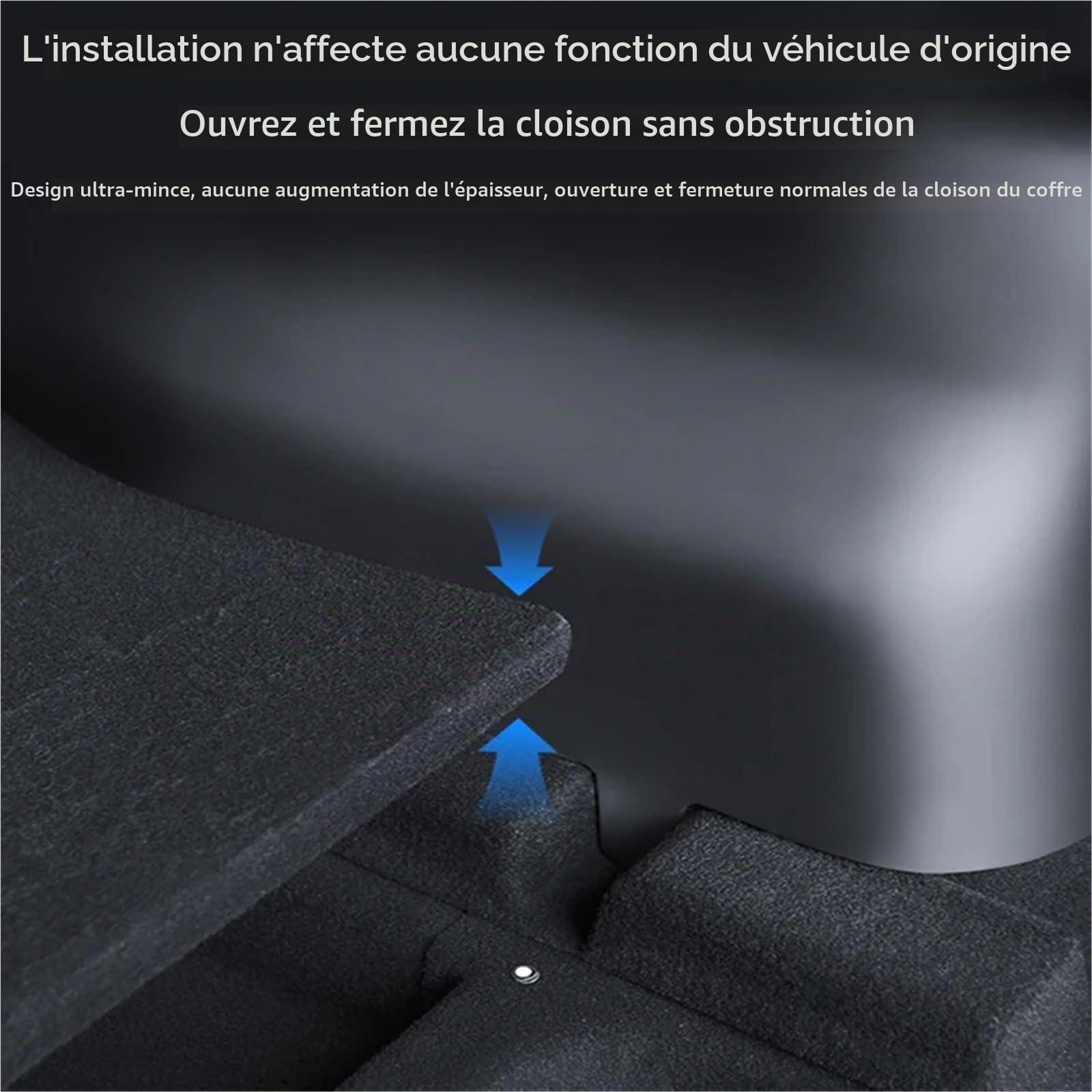 Protection de Coffre Voiture Protections latérales de Coffre arrière pour Tesla Model Y Juniper 2025, Protection des Coins en TPE