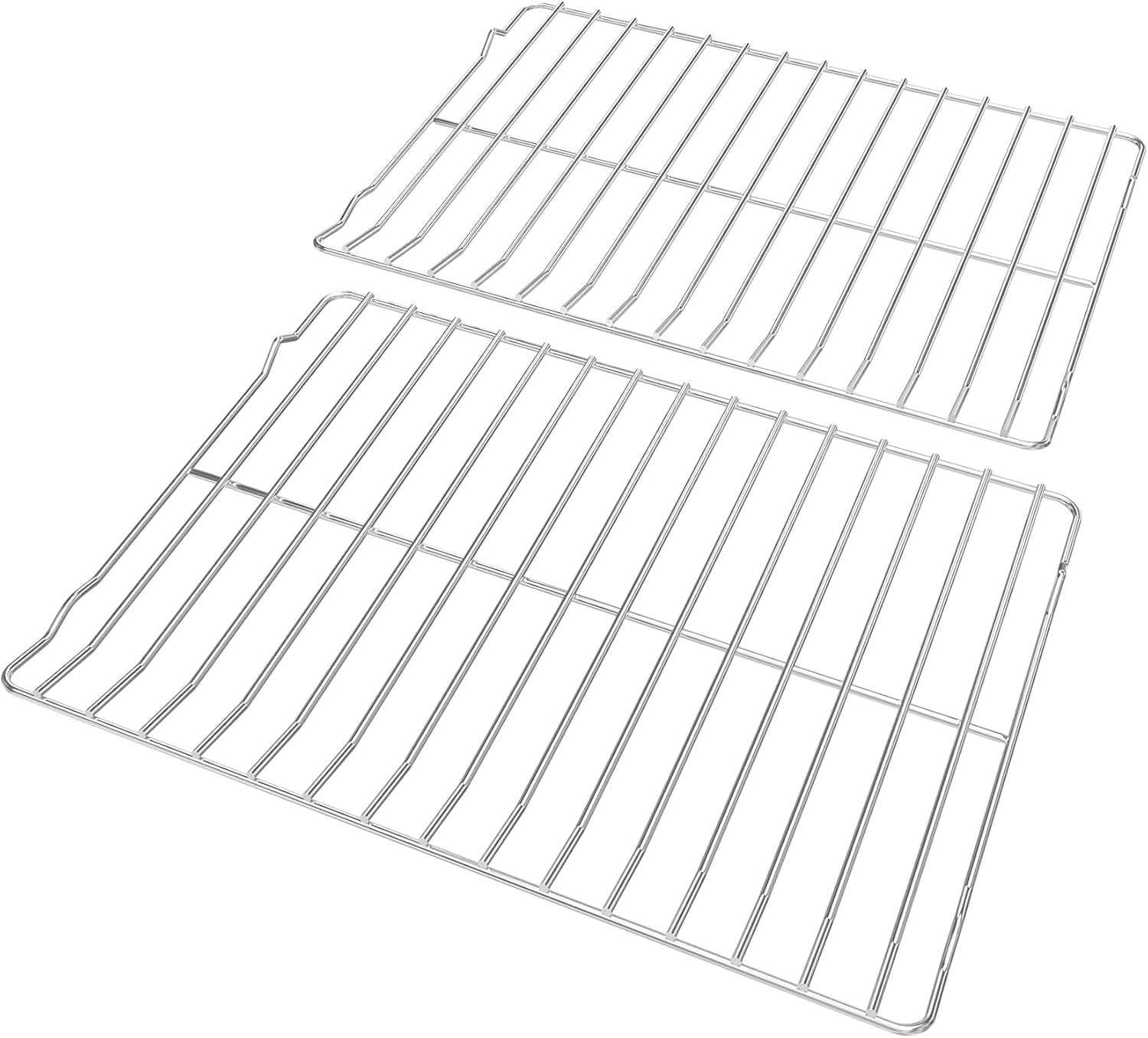 Upgrade WB48T10063 Range Oven Rack for GE Stove Oven Parts 304 Stainless Steel Rack-flat for GE AP4538468 PS2577619 JB670SP4SS JB640MR2BS JB700SN4SS 24" x 17"