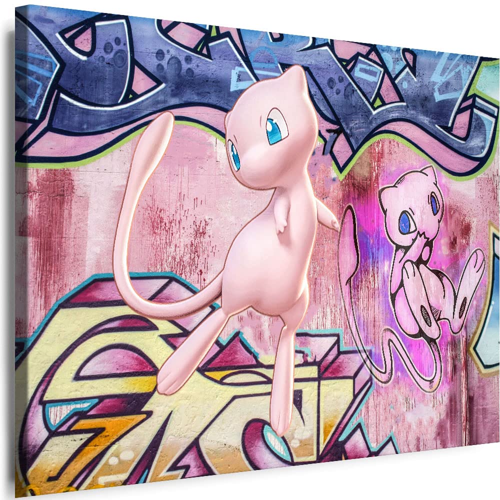 Myartstyle Leinwand Bilder Anime Graffiti Für Kinder Film Kunstdruck Wandbilder Canvas (100x70cm)