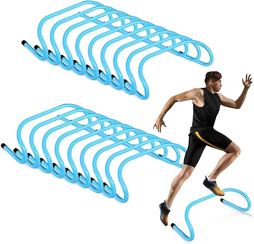 Wettarn 18 unidades de entrenamiento de velocidad de 6 pulgadas, obstáculos de entrenamiento de agilidad, obstáculos de entrenamiento duradero,