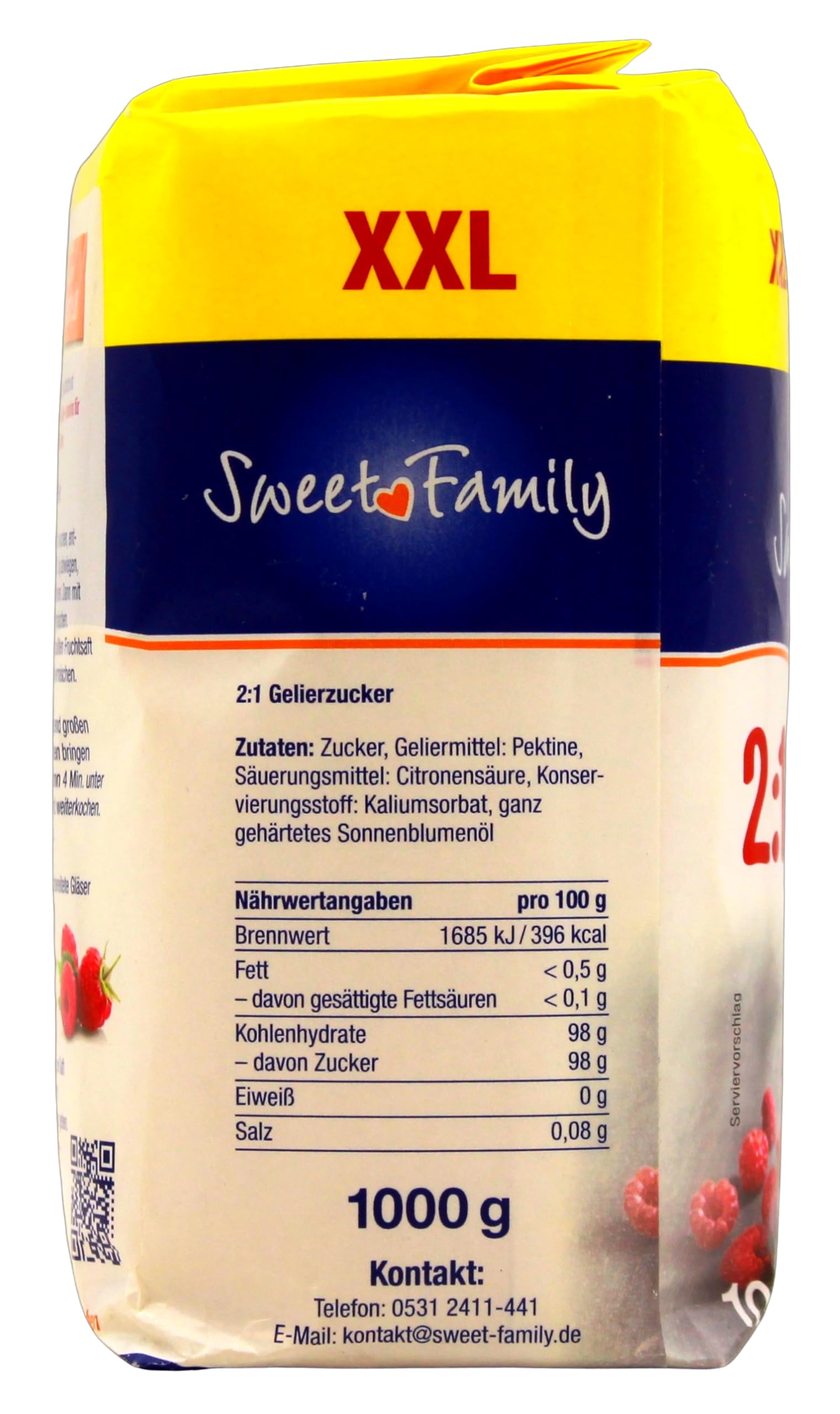 Nordzucker Sweet Family Gelierzucker 2:1, 10er Pack (10 x 1 kg)
