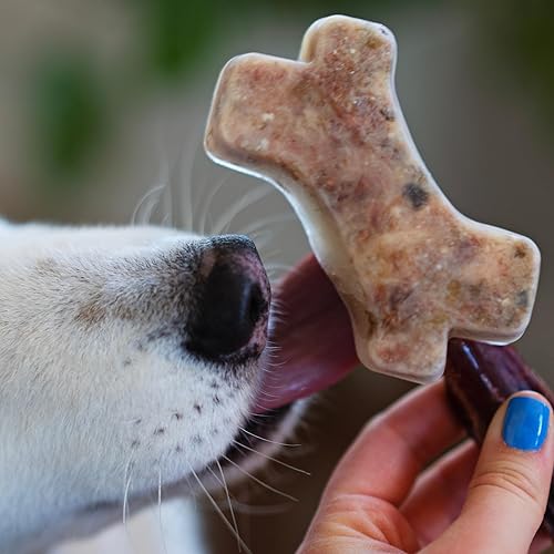 Miniatura 8 de Messy Mutts Molde de silicona enmarcado para paletas  Bandeja de 10 x 10 pulgadas  6 golosinas fáciles de llenar por bandeja  Líneas de llenado de