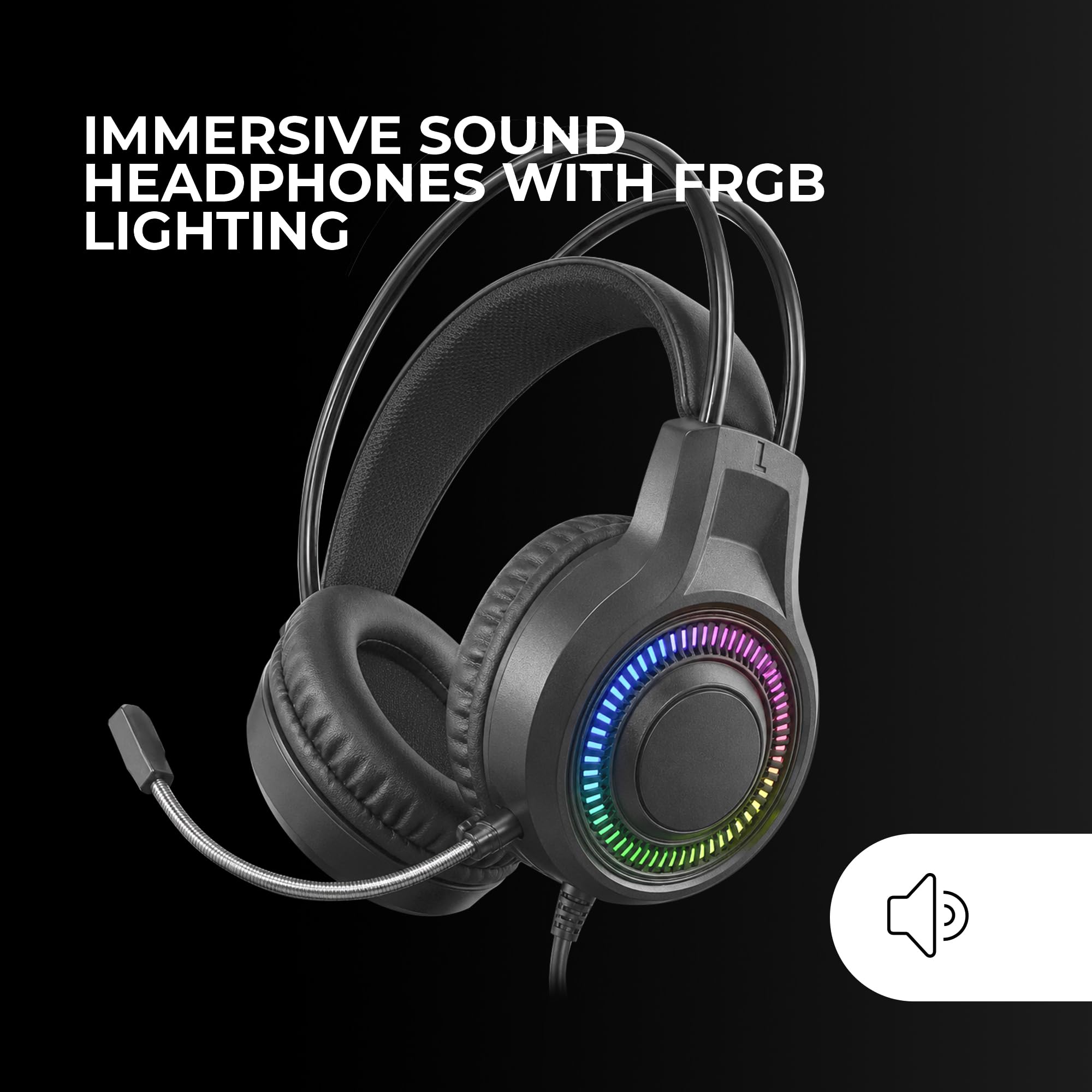 Mars Gaming MCP124PRO, Espagnol, Combo Gaming 4en1, Clavier RGB H-Mech avec Repose-Poignets, Souris RGB 3200DPI et Switches HUANO, Casque FRGB, Tapis Nanotextile 36x26cm, Multiplateforme, Noir