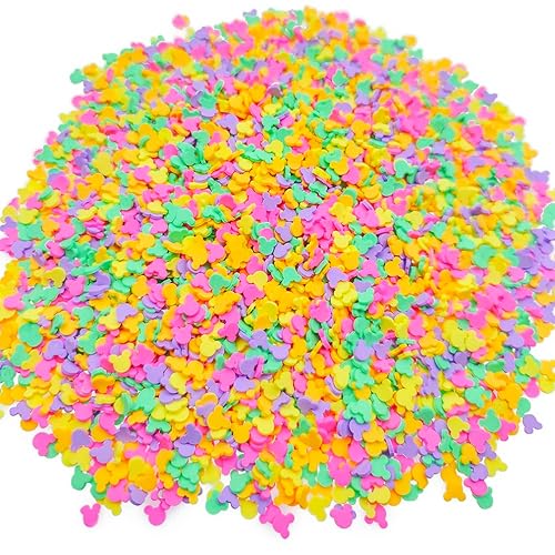 Miniatura 2 de Mulutoo Gránulos falsos de resina, chispas de caramelo falso, chispas de arcilla, chispas de polímero, rodajas de arcilla polimérica para resina,