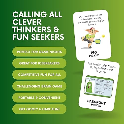 Miniatura 4 de Pickle Everything  El juego de palabras de ritmo rápido, lleno de juegos de palabras donde cada respuesta comienza con "P" y debes decir "Pickle"!