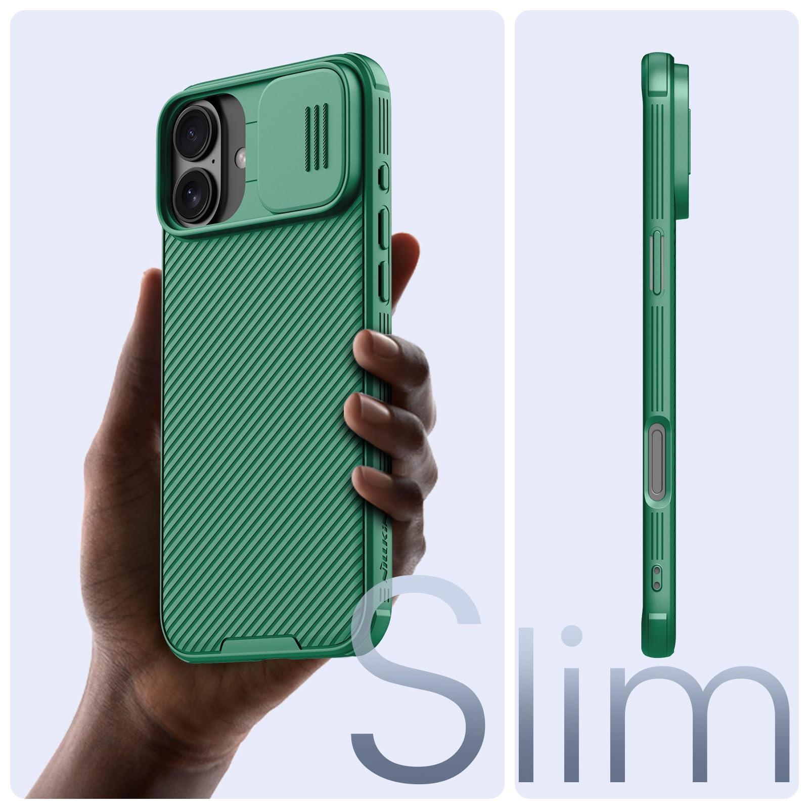 Amazon.com: Nillkin for iPhone 16 Case with Slide Camera Cover