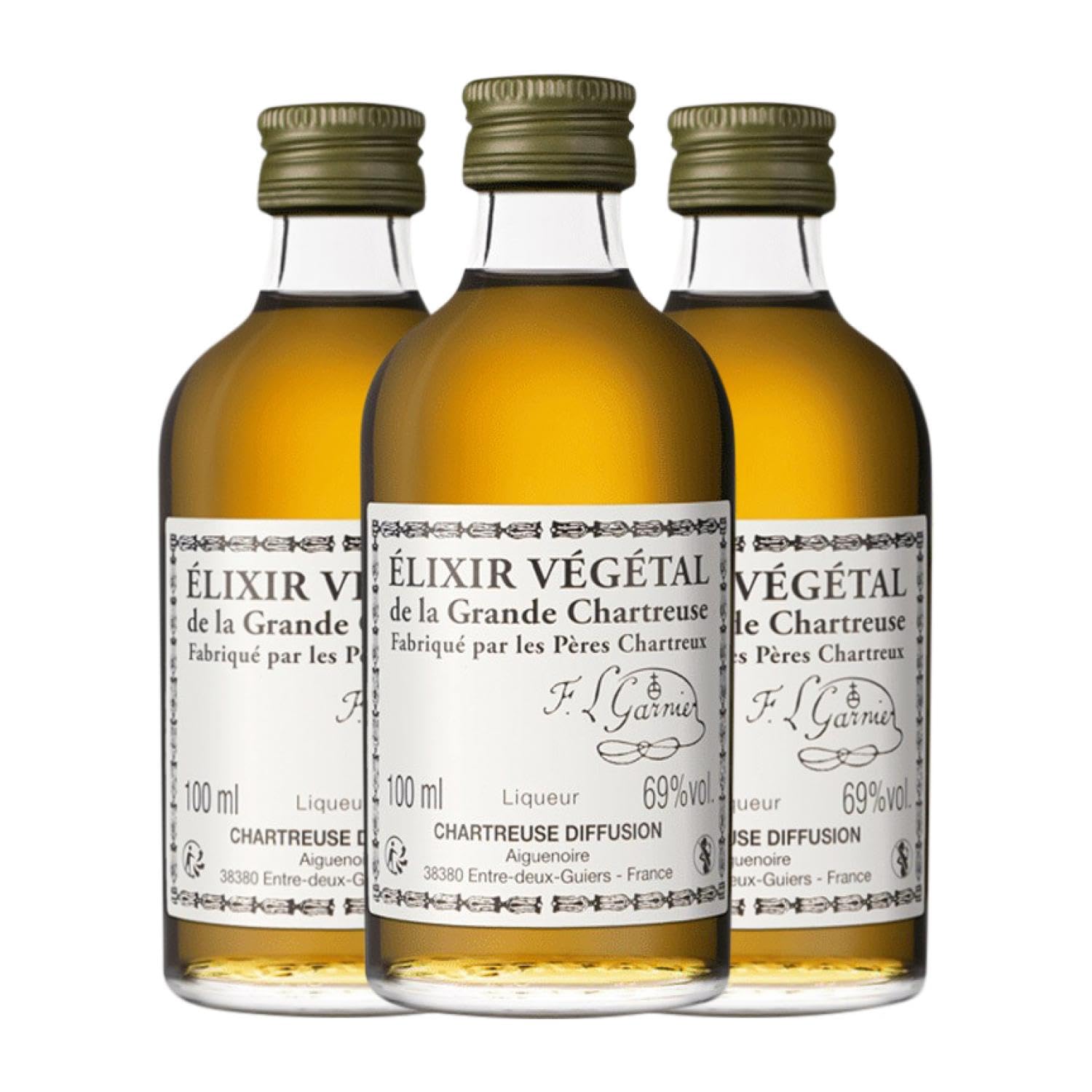 Licores Chartreuse 70 cl (Caja de 3 Botellas de 70 cl)