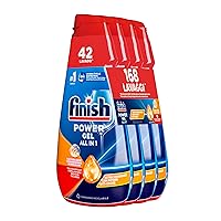 Finish Powergel, Gel Detersivo per Lavastoviglie Liquido,168 Lavaggi