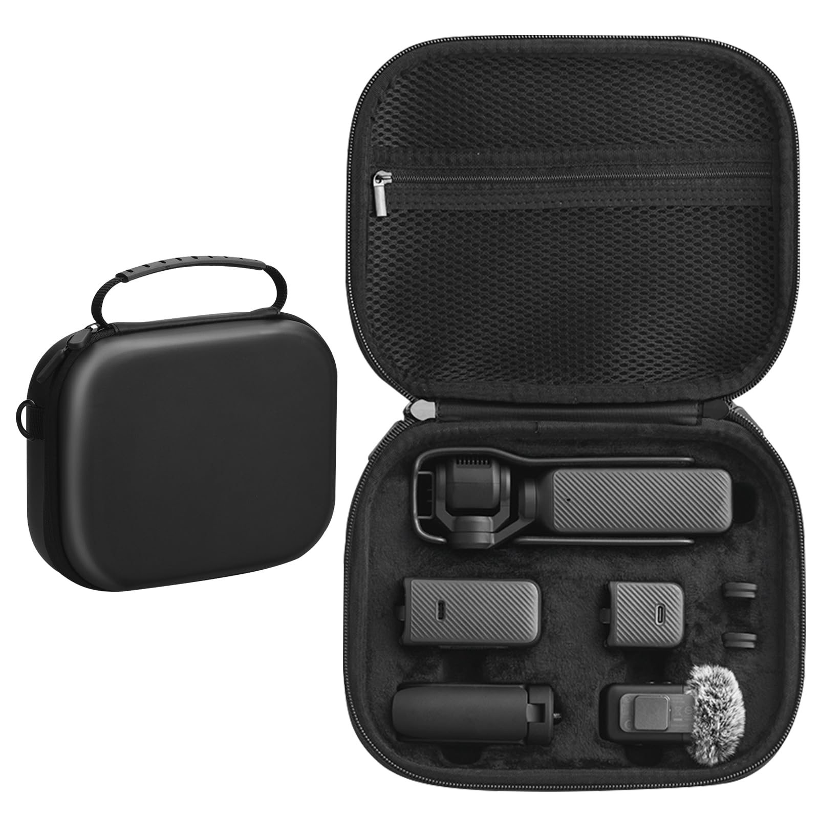 O'woda Housse de Transport pour DJI Osmo Pocket 3, Sac de Rangement Portable Étui de Transport Compact Mallette de Voyage pour DJI Osmo Pocket 3 Accessoires