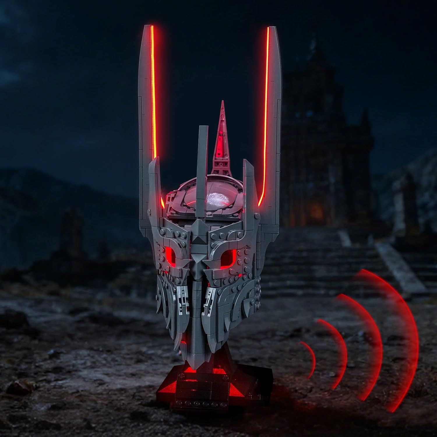 LED Lighting Compatible with LEGO 11373 The Lord of The Rings: Sauron's Helmet - JUST Lights,Light Kit Compatible with LEGO 11373 Sauron's Helmet,NOT Included The Model